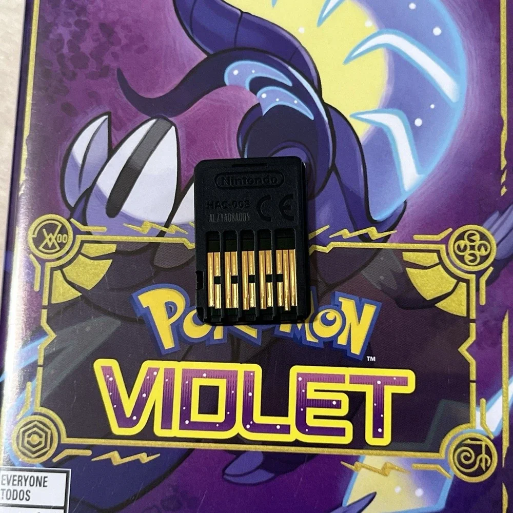 Pokemon Scarlet & Violet Double Pack Nintendo Switch CIB w/Unused 200 Poke Ball